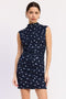 NAVY POLKA DOT