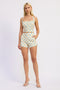 IVORY BLUE POLKA DOT