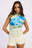 GREEN BLUE FLORAL