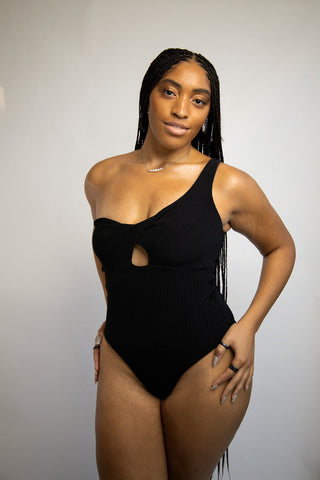 scarlet Scarlette Ribbed One Piece Swimsuit — lifestyle shot