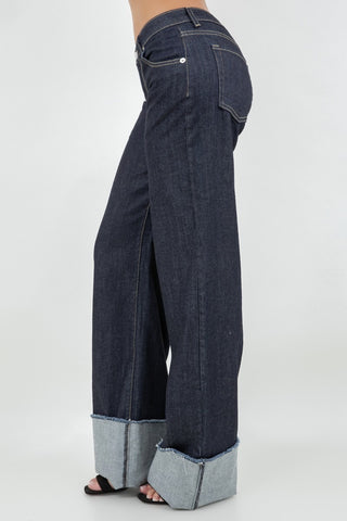 Marina Low Rise Wide Leg Jeans