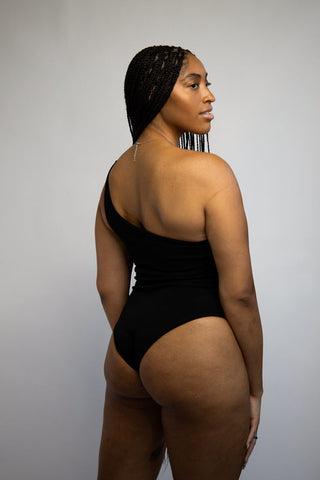 scarlet Scarlette Ribbed One Piece Swimsuit — side view