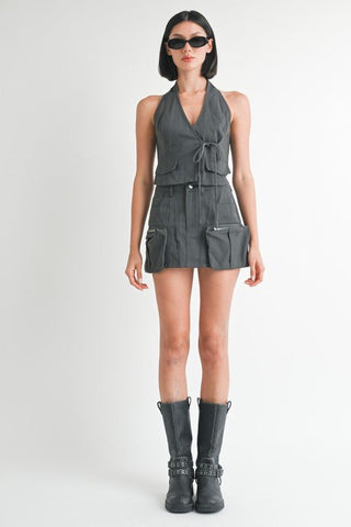 Cargo Skirt Mini from Mini Skirts collection you can buy now from Fashion And Icon online shop