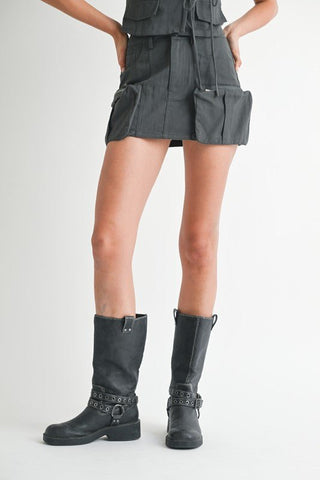 Cargo Skirt Mini from Mini Skirts collection you can buy now from Fashion And Icon online shop