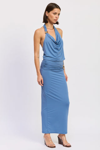 Coco Cowl Neck Halter Top from Halter Top collection you can buy now from Fashion And Icon online shop