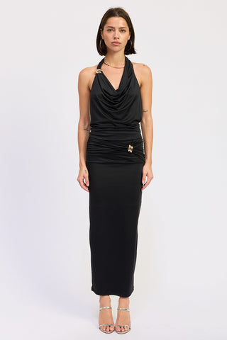 Coco Cowl Neck Halter Top from Halter Top collection you can buy now from Fashion And Icon online shop
