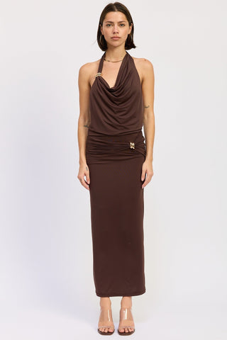 Coco Cowl Neck Halter Top from Halter Top collection you can buy now from Fashion And Icon online shop