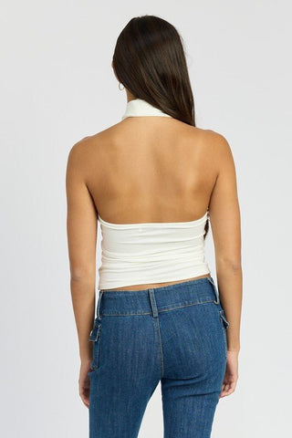 Crop One Shoulder Top from Blouses collection you can buy now from Fashion And Icon online shop