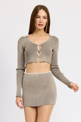 Cropped Cardigan Sweaters from Knit Tops collection you can buy now from Fashion And Icon online shop