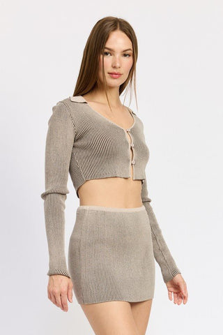 Cropped Cardigan Sweaters from Knit Tops collection you can buy now from Fashion And Icon online shop