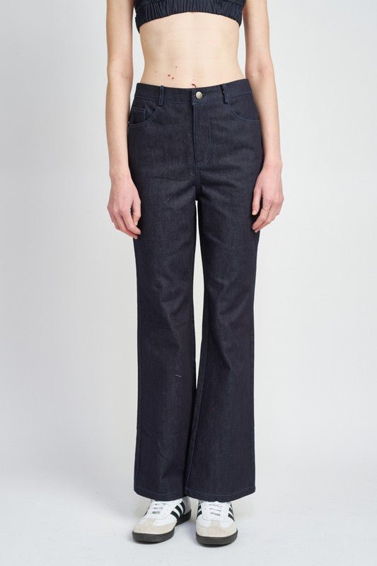 Flared Denim Pants from Flared Denim collection you can buy now from Fashion And Icon online shop