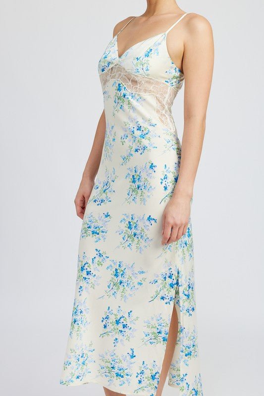 Floral Maxi Slip Dress from Maxi Dresses collection you can buy now from Fashion And Icon online shop