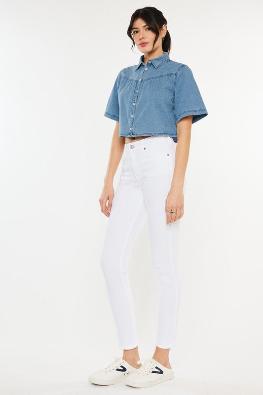 High Rise Ankle Skinny Jeans from Skinny Jeans collection you can buy now from Fashion And Icon online shop