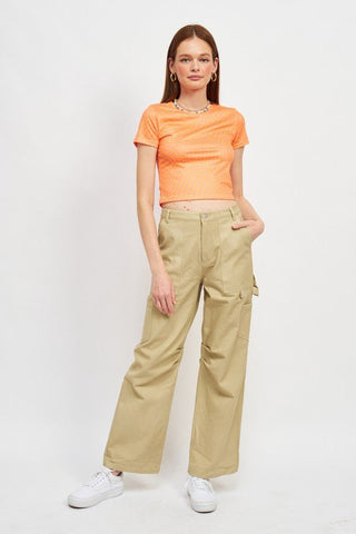 High Rise Cargo Pants from Pants collection you can buy now from Fashion And Icon online shop