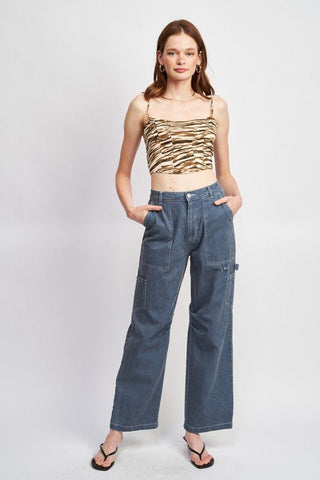 High Rise Cargo Pants from Pants collection you can buy now from Fashion And Icon online shop