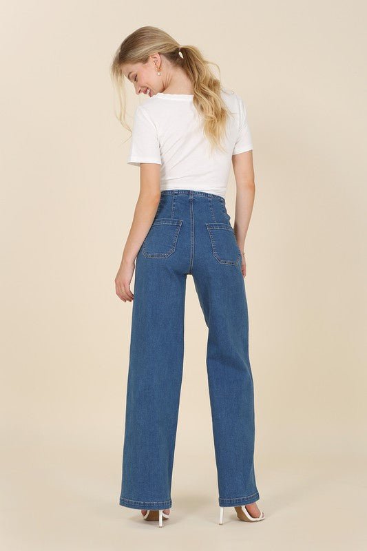 High Waist Flared Jeans from Flared Jeans collection you can buy now from Fashion And Icon online shop