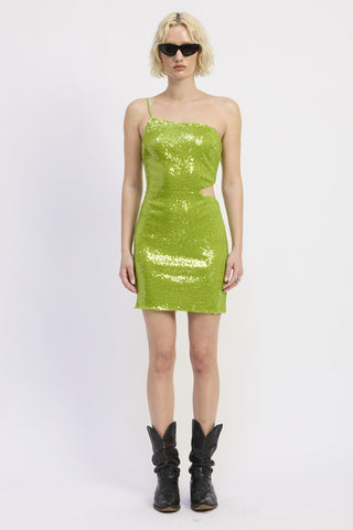 Ivy One Shoulder Sequin Mini Dress from One Shoulder Mini Dress collection you can buy now from Fashion And Icon online shop