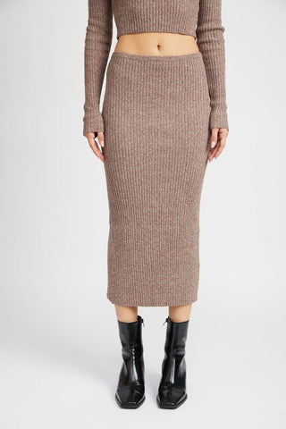 Knit Midi Skirt from Midi Skirts collection you can buy now from Fashion And Icon online shop
