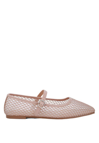 Luxe Mesh Ballet Flats from Flats collection you can buy now from Fashion And Icon online shop
