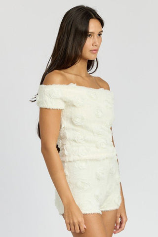 Margot Rosette Top from Blouses collection you can buy now from Fashion And Icon online shop