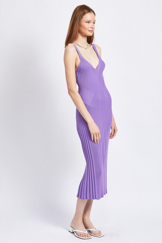 Midi Ribbed Dress from Midi Dresses collection you can buy now from Fashion And Icon online shop