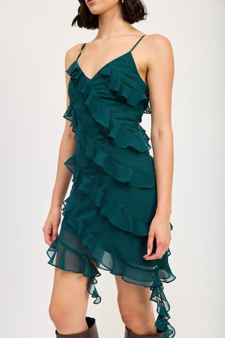 Mini Ruffle Dress from Mini Dresses collection you can buy now from Fashion And Icon online shop