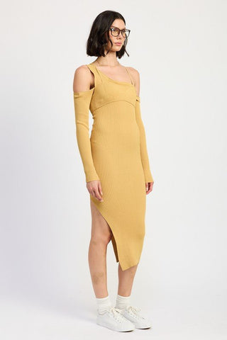 Off Shoulder Dress Long Sleeve from Midi Dresses collection you can buy now from Fashion And Icon online shop