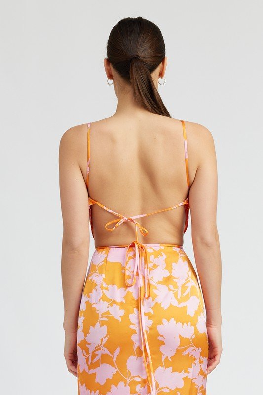 Open Back Crop Top from Crop Tops collection you can buy now from Fashion And Icon online shop