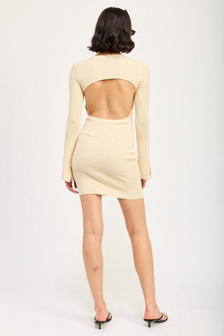 Open Back Mini Dress from Mini Dresses collection you can buy now from Fashion And Icon online shop
