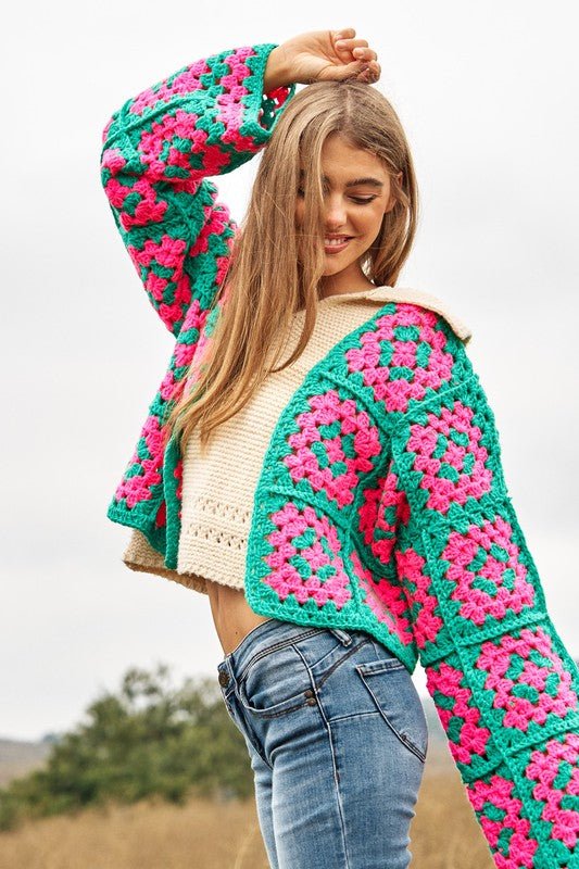 Open Crochet Cardigan from Cardigans collection you can buy now from Fashion And Icon online shop