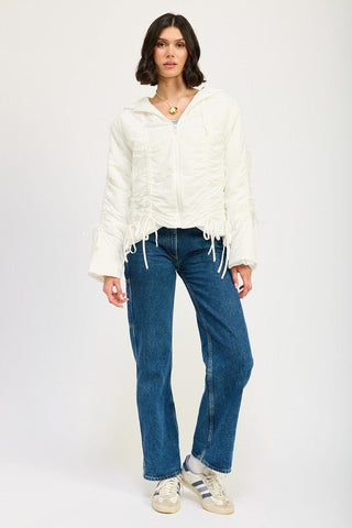 Ruched Puff Jacket from Puffer Jackets collection you can buy now from Fashion And Icon online shop