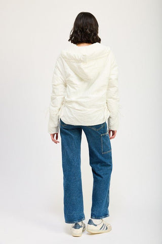 Ruched Puff Jacket from Puffer Jackets collection you can buy now from Fashion And Icon online shop
