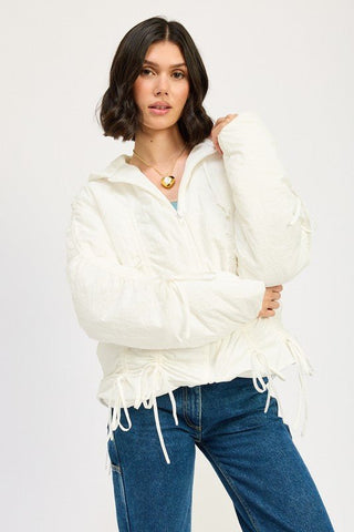 Ruched Puff Jacket from Puffer Jackets collection you can buy now from Fashion And Icon online shop