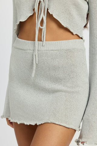 Sally Crochet Mini Skirt from Mini Skirts collection you can buy now from Fashion And Icon online shop