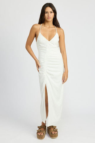 Satin Maxi Dress from Maxi Dresses collection you can buy now from Fashion And Icon online shop