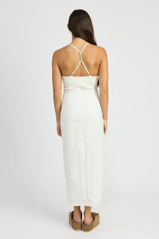 Satin Maxi Dress from Maxi Dresses collection you can buy now from Fashion And Icon online shop