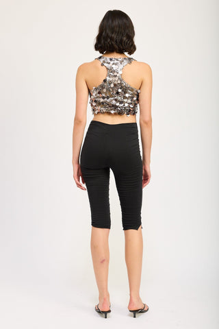 Sparkly Cropped Sequin Tank Top from Sleeveless Top collection you can buy now from Fashion And Icon online shop