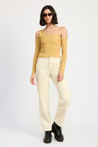 Straight Leg Corduroy Pants from Straight Pants collection you can buy now from Fashion And Icon online shop