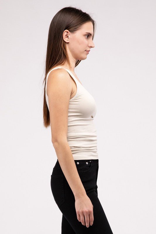 V Neck Seamless Tank from Seamless Tank collection you can buy now from Fashion And Icon online shop