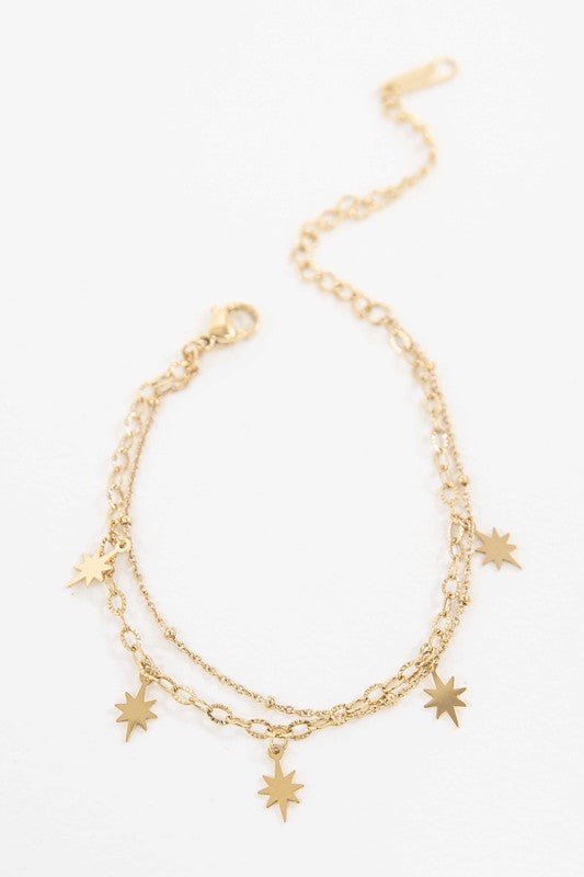 14k Gold Plating Sparks Bracelet from Bracelets collection you can buy now from Fashion And Icon online shop
