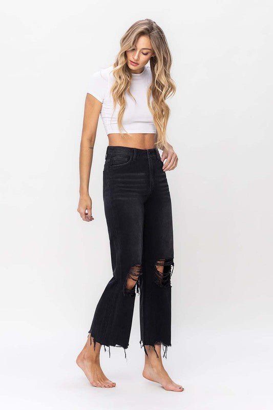 90's Vintage Crop Flare Jean from collection you can buy now from Fashion And Icon online shop