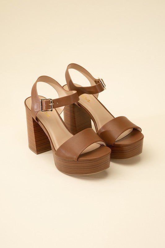 Ankle Strap Heels Platform from Platform Sandal collection you can buy now from Fashion And Icon online shop