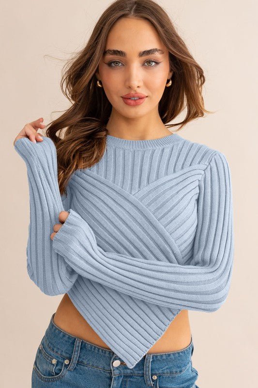 Asymmetrical Hem Sweater from Sweaters collection you can buy now from Fashion And Icon online shop