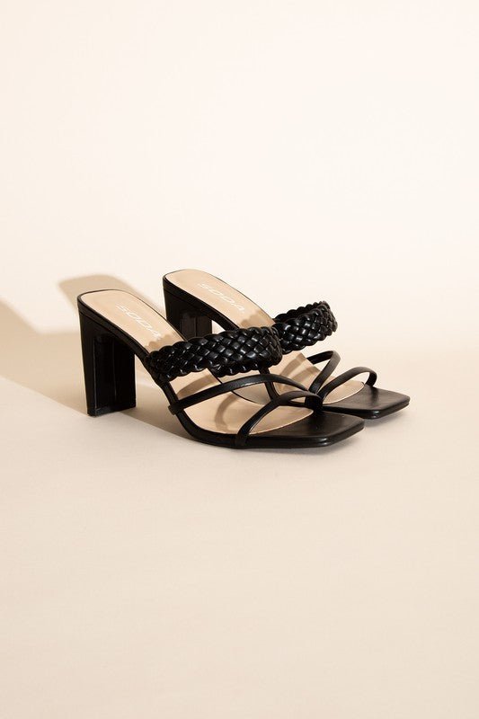 Braided Sandals Heels from Heeled Sandal collection you can buy now from Fashion And Icon online shop