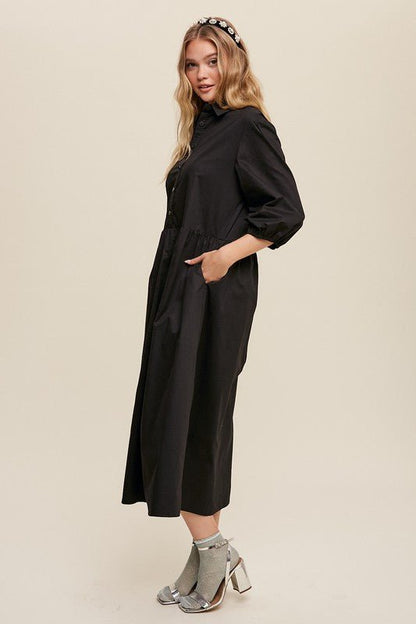 Button Front Maxi Dress from Maxi Dresses collection you can buy now from Fashion And Icon online shop