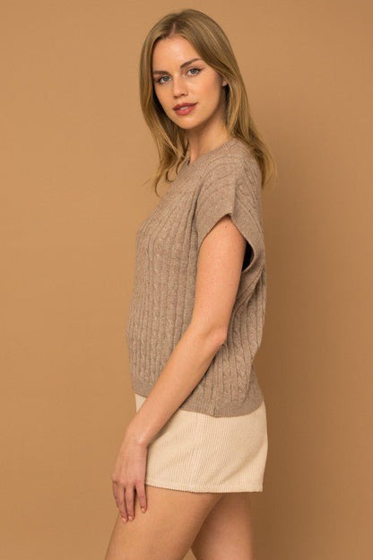 Cable Knit Vest from Vests collection you can buy now from Fashion And Icon online shop