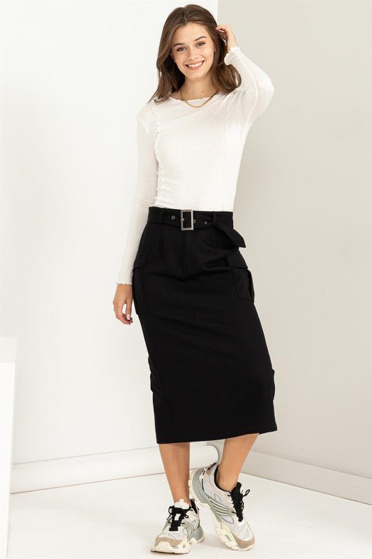 Cargo Midi Skirt from Midi Skirts collection you can buy now from Fashion And Icon online shop