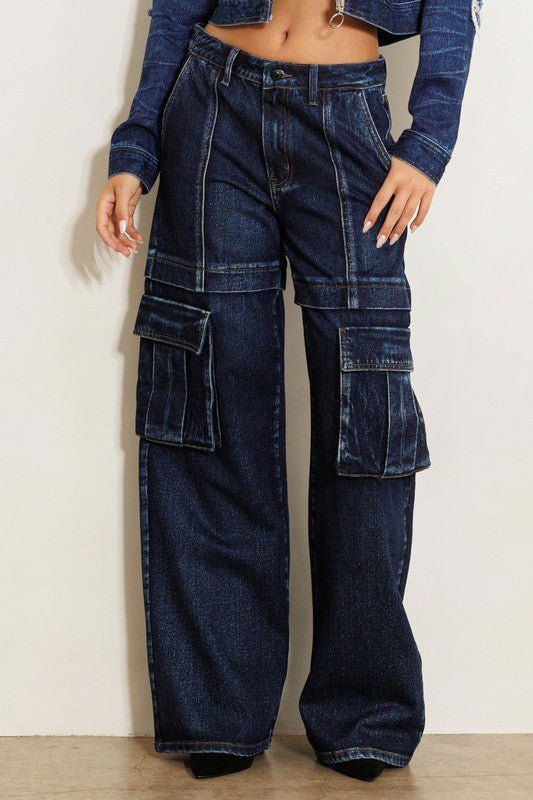 Cargo Wide leg Jeans from Jeans collection you can buy now from Fashion And Icon online shop