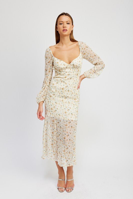 Chiffon Maxi Dress from collection you can buy now from Fashion And Icon online shop