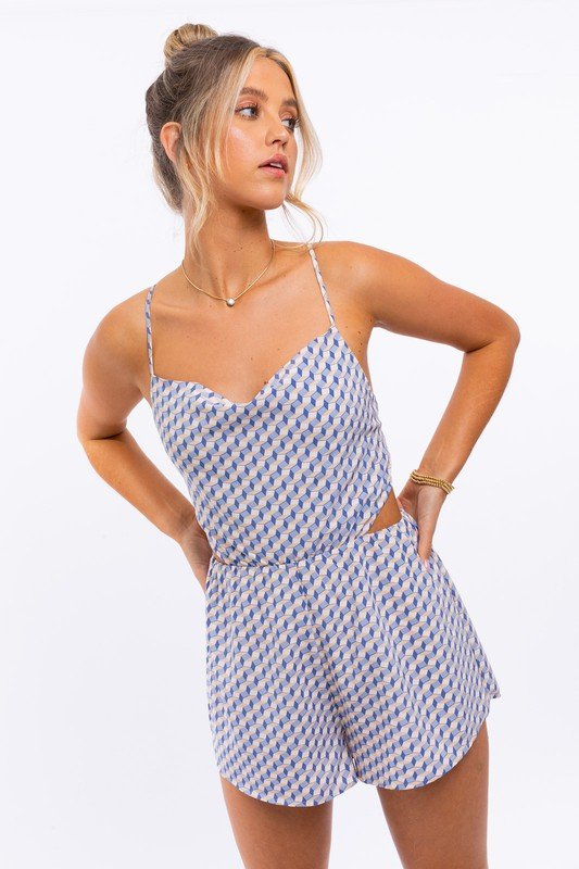Cowl Neck Romper from Romper Dress collection you can buy now from Fashion And Icon online shop